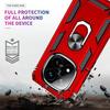 Skal - E.F.CONNECTION - För Xiaomi Redmi Note 14 Pro+ 5G - Hårt - Rött - Med 360° vridbar ring