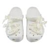Crocs Classic clog SDS Pearl Girl EVA Dream Style Vintage Strap Sweet Home Casual Beach Hole Shoes Unisex White