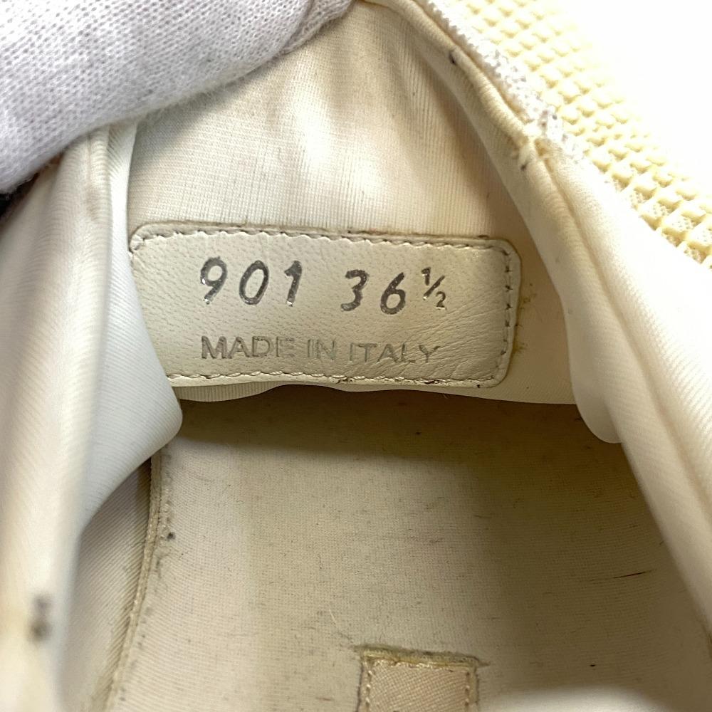 MIUMIU Síťované gumové nazouváky Bijoux Slonová kost guma Dámské Použité