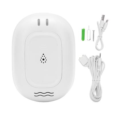 Sensor inteligente de fugas de agua con alarma inalámbrica para control y monitoreo de aplicaciones TUYA Zigbee