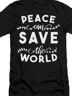 Vrede kan de Wereld redden t-shirt