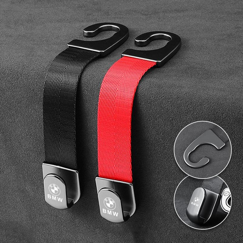 Durable Nylon Car Hooks For Car Rear Seat Back Hanger For BMW 50th Anniversary Series X1 X3 X4 X5 X6 X7 F10 F20 F30 G20 G30 F15