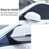 2pcs Car Front Window Sunshade, Breathable Mesh Car Window Screen Streched Up To 40", for Night Camping, Privacy Shade