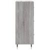 Gray Sonoma Sideboard 13.6 x 13.4 x 35.4 in (34.5 x 34 x 90 cm) Engineered Wood