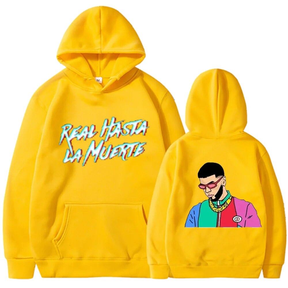 2022 NEW Printed Hoodies Sweatshirt Coat Real Hasta La Muerte casual Tracksuit Costume Unisex Women Clothing Anime Pullover Hoodie Unisex