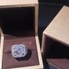 European and American fashion jewelry, domineering super flash zircon men's rings, hot-selling men's rings are sent on behalf of one piece.