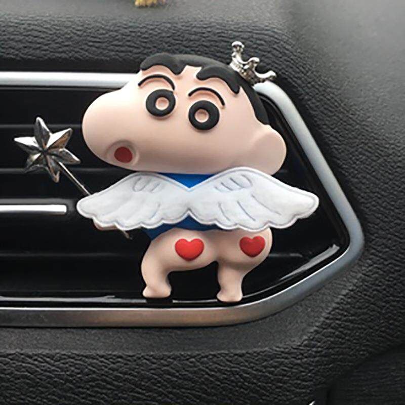 

Xiaoxin Car Air Freshener Car Vent Decoration Diffuser Stone Car Interior Ornament for Women 2026 New Model Angel Shin-Chan - Free Perfume Floral tone