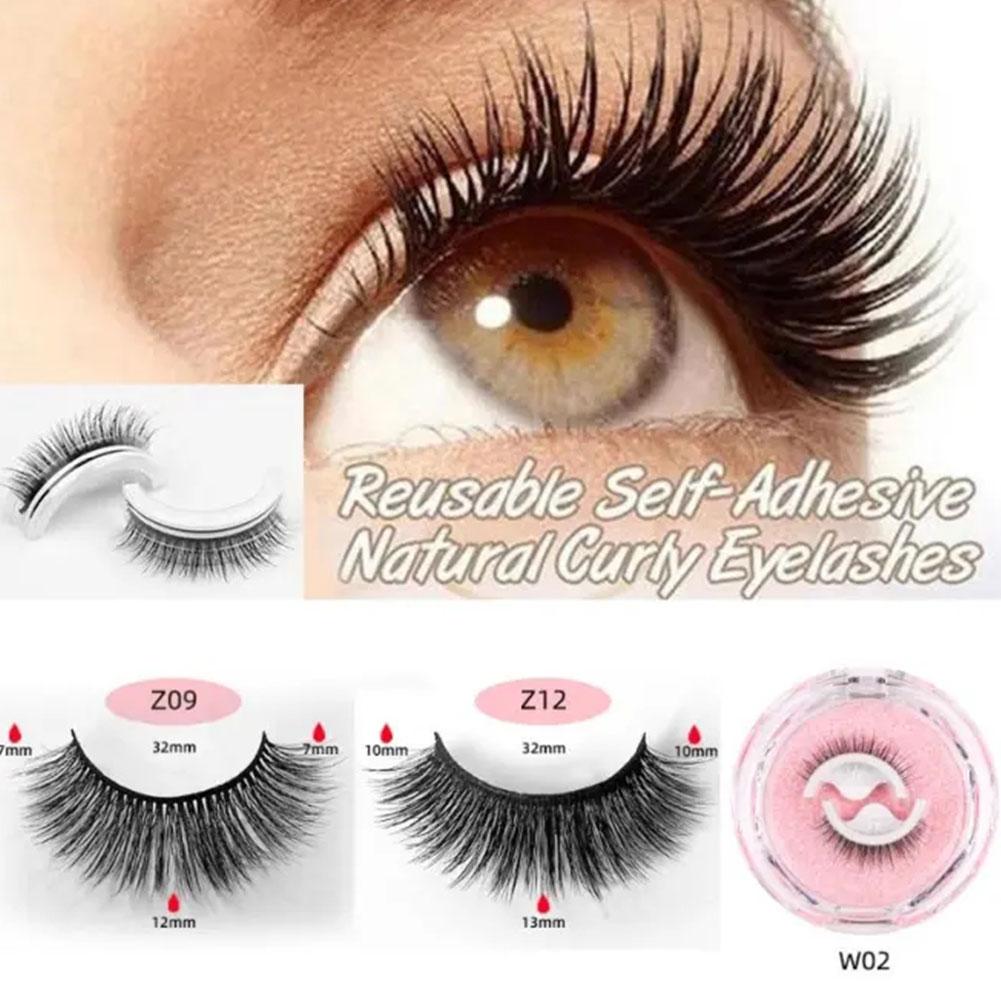 

Желейный клей, самоклеящиеся накладные ресницы с двойным клеем, естественная имитация света A4D3