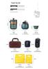 Portable Travel Tea Set: Quick-Brew Pot with Three Cups - Custom Logo Corporate Gift