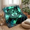 Hibernian FC Morbida Coperta in Pile di Flanella Leggera Accogliente Calda Coperta da Divano Letto Decorazione per la Casa