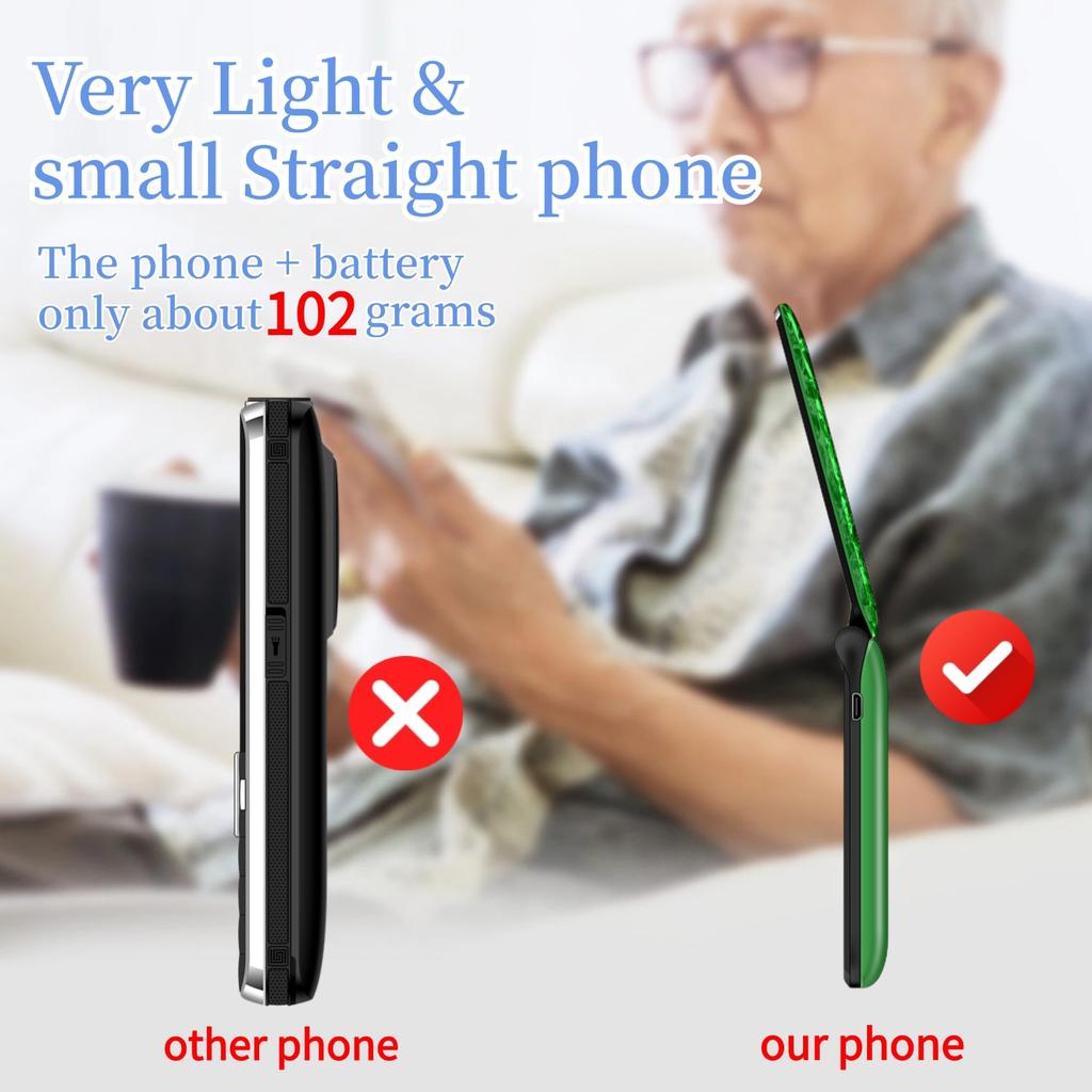 Mini Kleines Klapphandy Seniorenmaschine Klappbare Seniorenmaschine Ersatzmaschine Das Ältere Kleine Handy