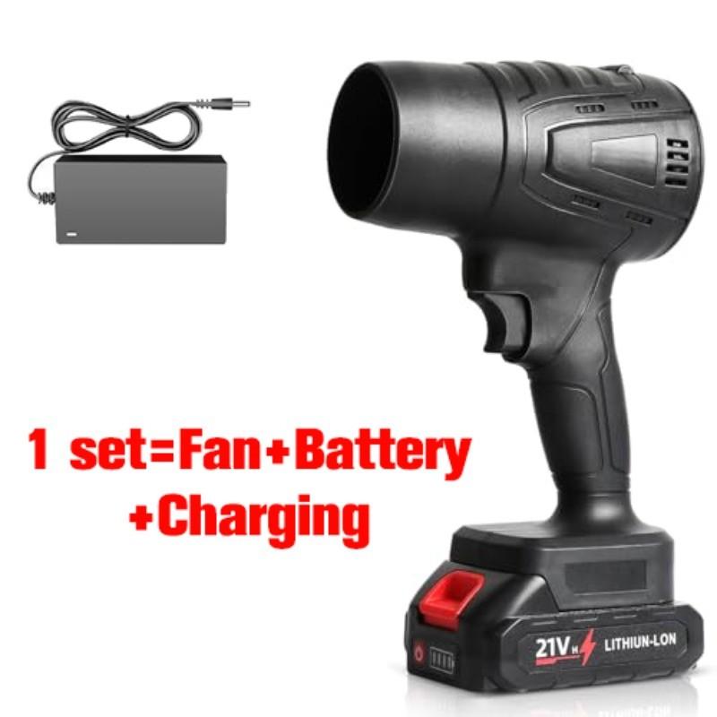 130000PRM Portable Lithium Violent Water Blowing Hair Dryer Handheld Mini Turbo Jet Fan High Power Electric Turbo Fan