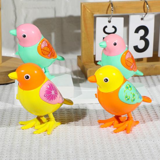 Yousheng Wind-up Jumping Animal Toy Cow Squirrel Dinosaur Rabbit Penguin Chick Monkey Bird Walking Toy Toddlers Educational Interactive Clockwork
