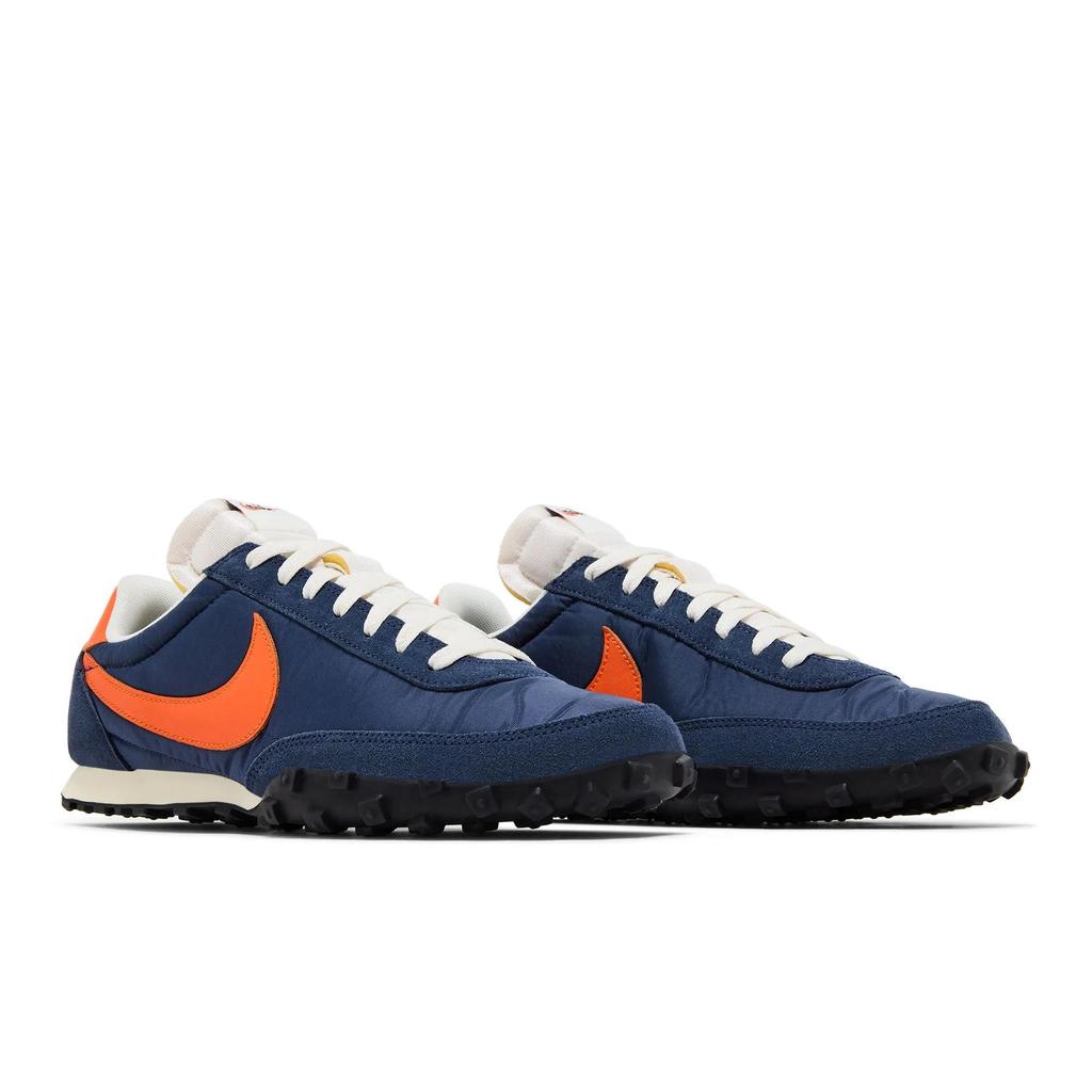 Nike Waffle Racer 'Midnight Navy Safety Orange' (Unisex) Midnight Navy / Safety Orange Casual Shoes IM8658 400