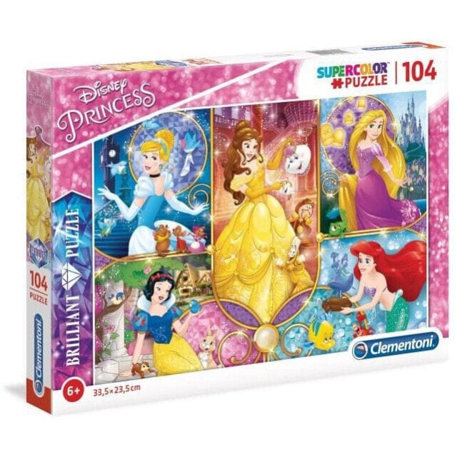 

Пазл Clementoni, с изображением DISNEY PRINCESSES 104детали