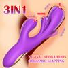Flapping Vibrator Dildo for Women G Spot Rabbit Vibrator  Waterproof Clitoralis Vibrator for Clit Nipple Anal Stimulation Rechargeable Adult Sex Toys