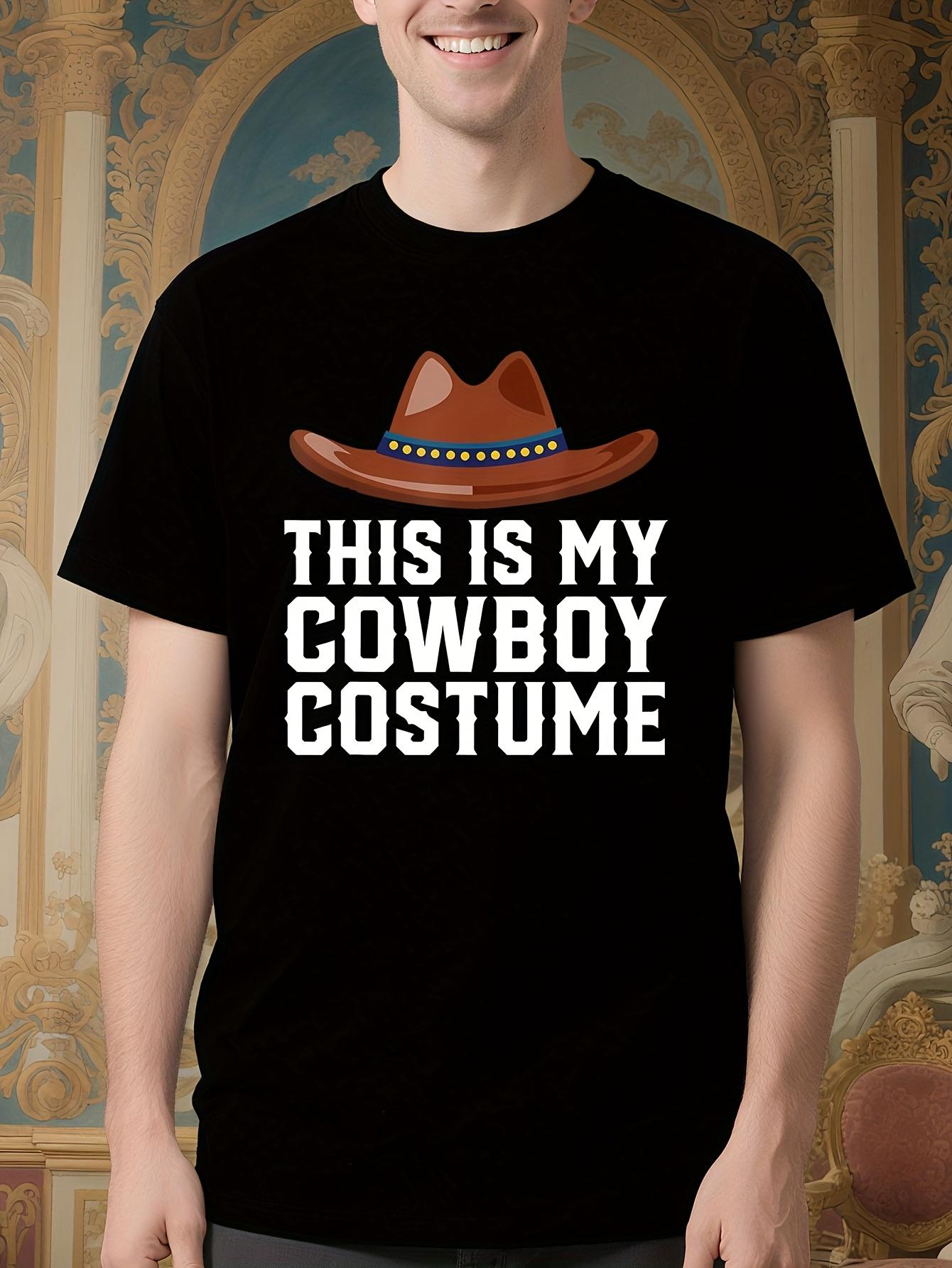 Cowboy Halloween Costume Sheriff Tshirt - This Is My Cowb... XXL
