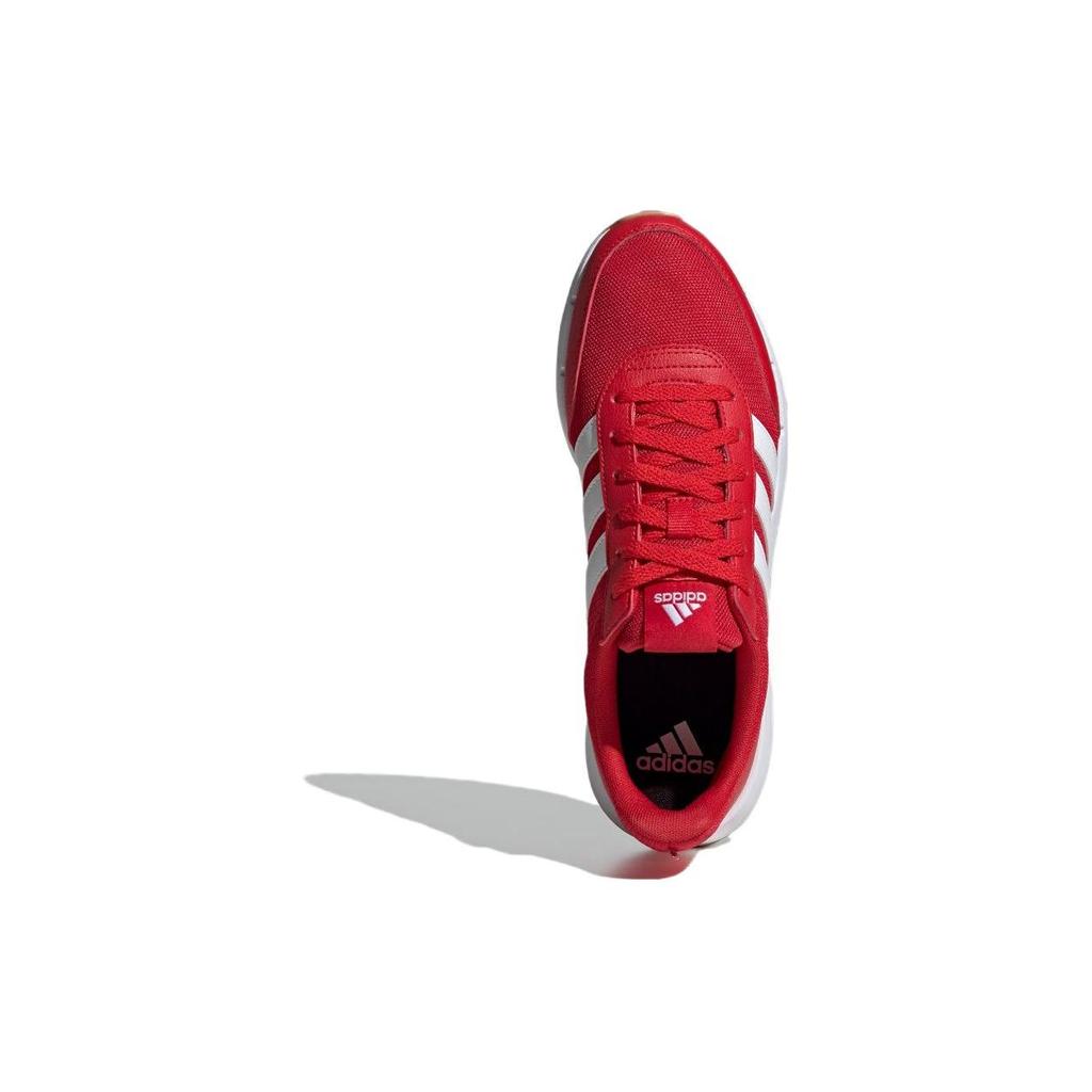 Adidas Neo Run 50S Minimalist Retro Fabric Shock Absorption Non-Slip Wear-Resistant Low-Top Running Shoes Unisex Sneakers Red IG6555