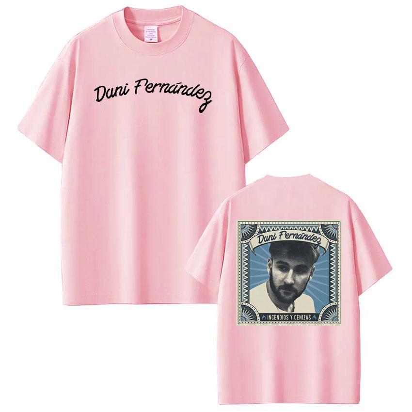 Rapper Dani Fernandez Vintage Graphic T-shirts Men Hip-hop T-shirts 2026 Spring Summer Cotton HarajukuStreetwear T-shirts