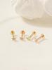 Minimalpiercing 14K Internal Mini Me Cubic Star Heart Labret Piercing