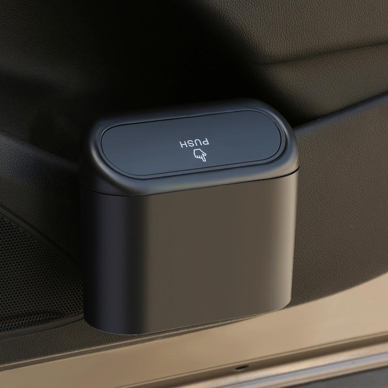 Car Door hanging storage bucket Multi-functional storage box trash can front seat hanging bucket car decorations