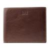 Genuíno nosso exclusivo carteira dobrável Tritoni Chocolate, couro, masculina, TKW-00422, modelo, [12]