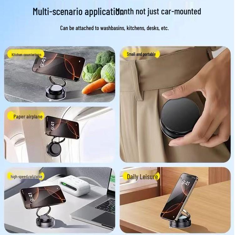 Magnetische Saug-Autohalterung für Navigation - 2025 Edition