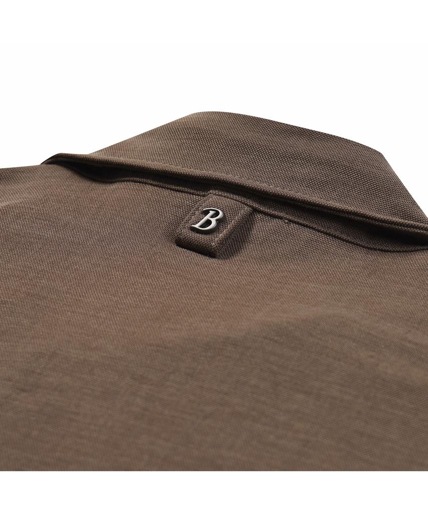 BRENTWOOD Modal Solid Polo Neck T-Shirt Brtam26511Brx