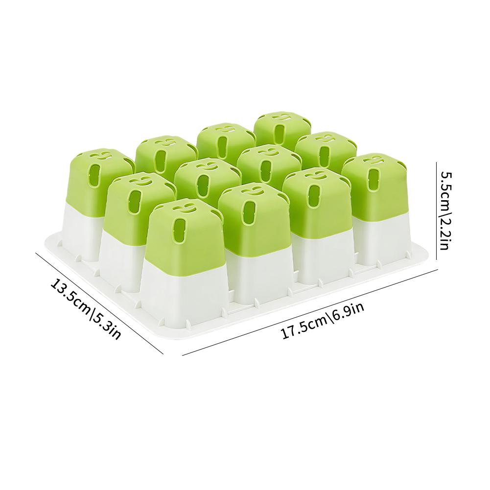 5Pcs Seed Starter Trays 60 Cells Flexible Seedling Tray For Easy Release Reusable Plant Germination Kit Indoor Gardening