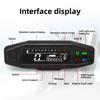 A Universal Digital Motorcycle Meter Speedometer LCD Digital Odometer RPM Fuel Level Meter Turn Signal Light for Motorcycle