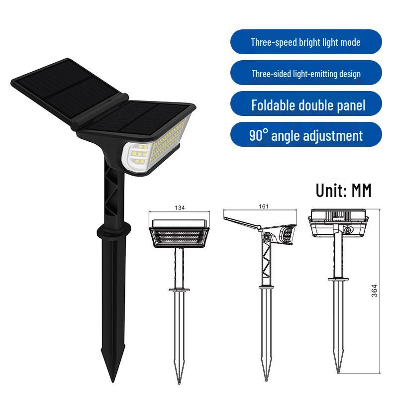 NuFeng HSG-1833 Solar Garden Ground Plug Light