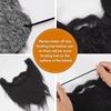 Fake Beard Party Beard Halloween Beard Santa Claus Big Beard White Long Hair Black Big Beard Party Beard Dressing