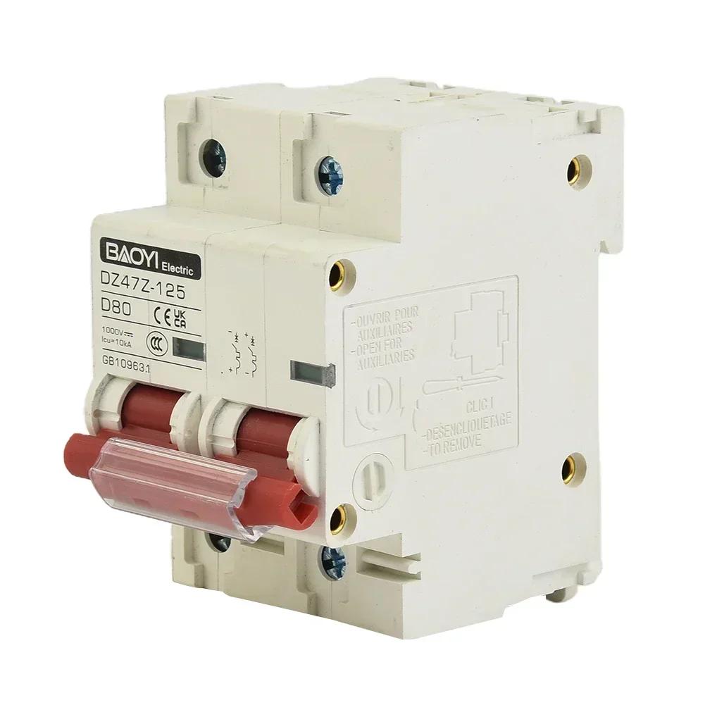 High performance 2PFor DC1000V Solar Miniature Circuit Breaker Battery Switch for Photovoltaic and For DC MCBs