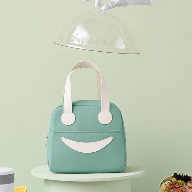 Durable Insulated Lunch Bag: Cute, Simple, Thickened Design for Outdoor and Work Commute