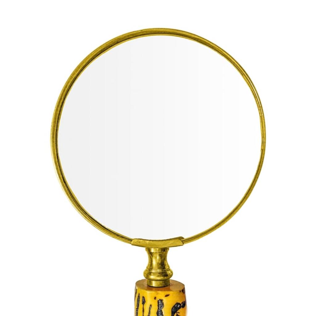 10X Brass Magnifying Glass with Bone Handle | Gifts for Boys Girls Dad Mom Seniors, Anniversary Birthday, Christmas Decor