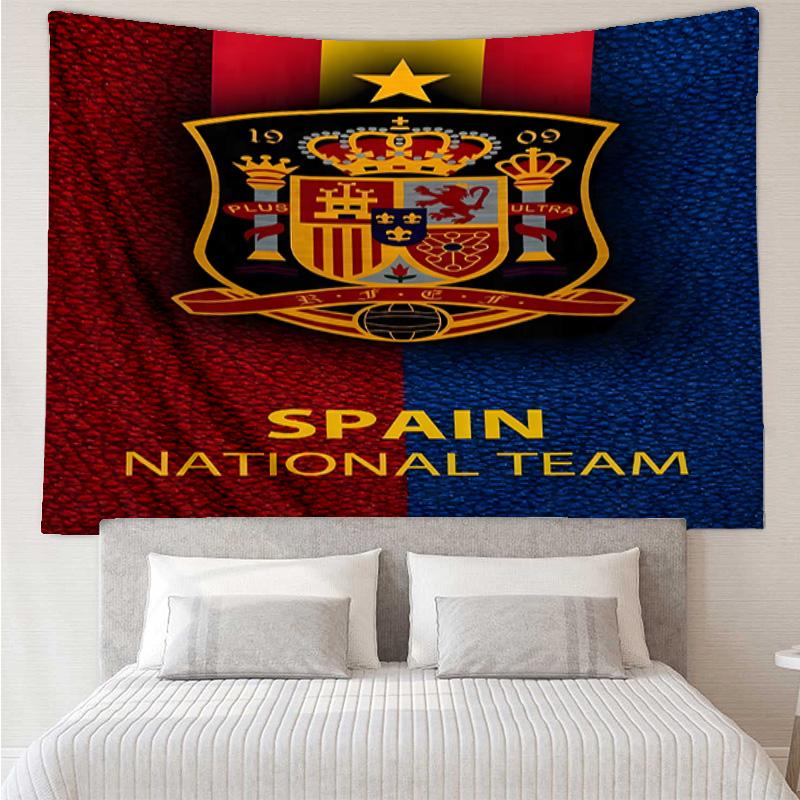 Spain National Football Team Tapestry Hanging for Bedroom,Livingroom, Playroom,Decor Art Room Wall Tapestry Holiday and Birthday Gifts
