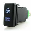 Kit Push Switch ON-OFF Heavy Duty ABS Plastic Single Pole 39x21mm For Toyota 12V