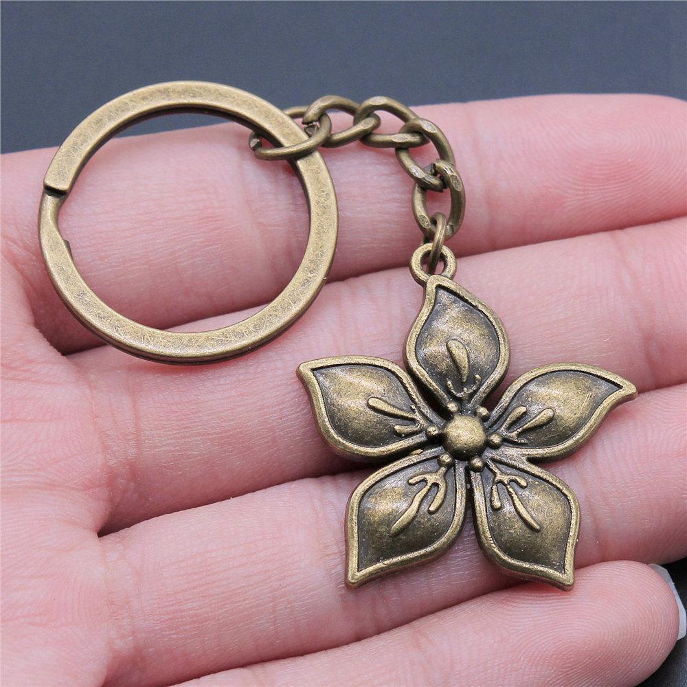 Flower of Life Symbol Sacred Geometry Keychain for Men Best Seller Boho Gift for Her Minimalist School Accessory