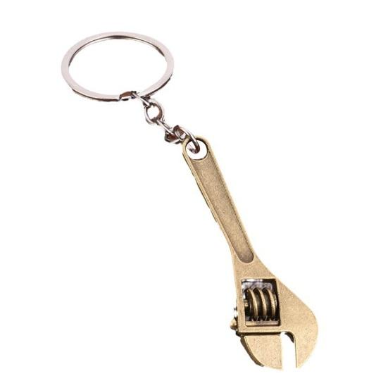 

Keychain Pendant Zinc Alloy Texture Wrench Charm Lightweight Portable Key Chain Backpack Bag Accessory