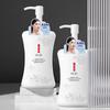 Detergente trasparente con aminoacidi Pulizia profonda idratante Rinfrescante e non stretto Flacone grande di detergente viso