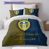 Leeds United Custom Name Pattern Bedding,Quilt Set Quilt Cover Pillowcase Home Birthday Gift(1 * Duvet Cover + 2 * Pillowcase, Without Core)