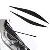 Carbon Fiber Front Headlight Eyebrow Eyelid Cover Trim For BMW 3 Series 13-19 A2