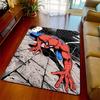 Superherojų rašto kilimas Spiderman margintas poliesterio neslystantis grindų kilimas namų miegamajam -QJY