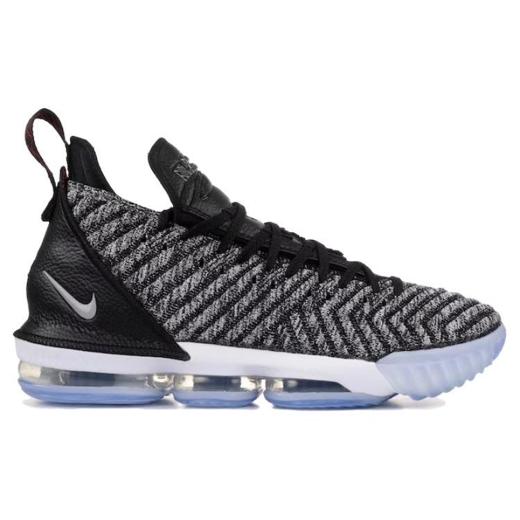 New Nike LeBron 16 Black Metallic Silver AO2588-006