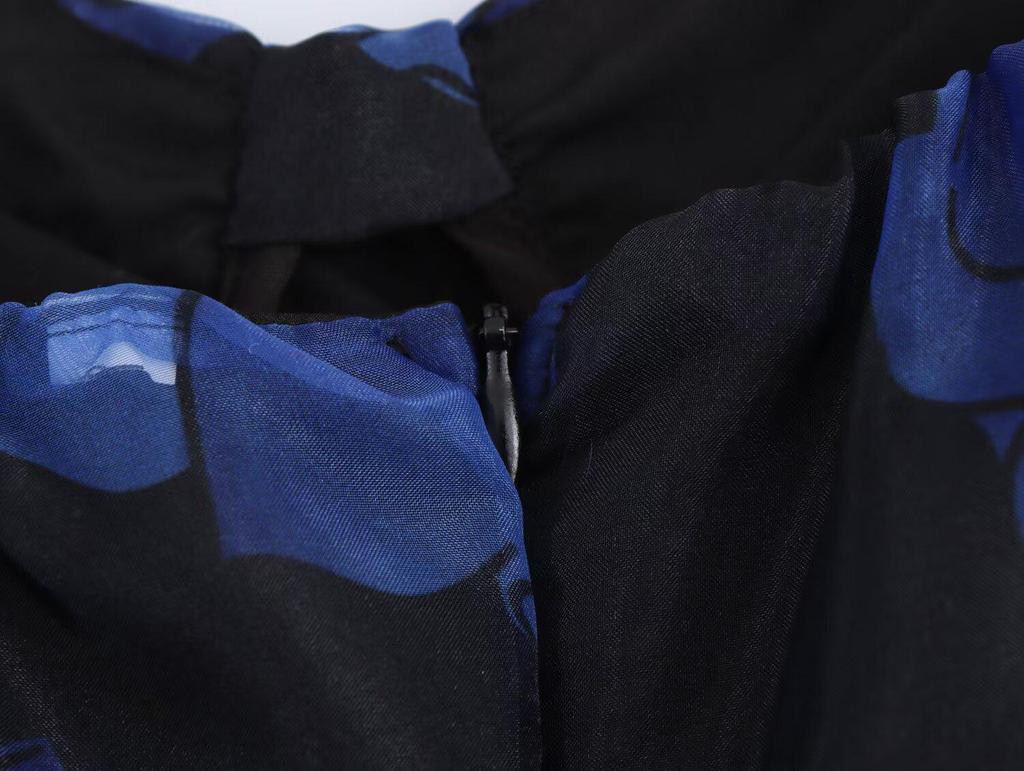 2025 Spring Women's European & American Style Waist-Slimming Spaghetti Strap Dress