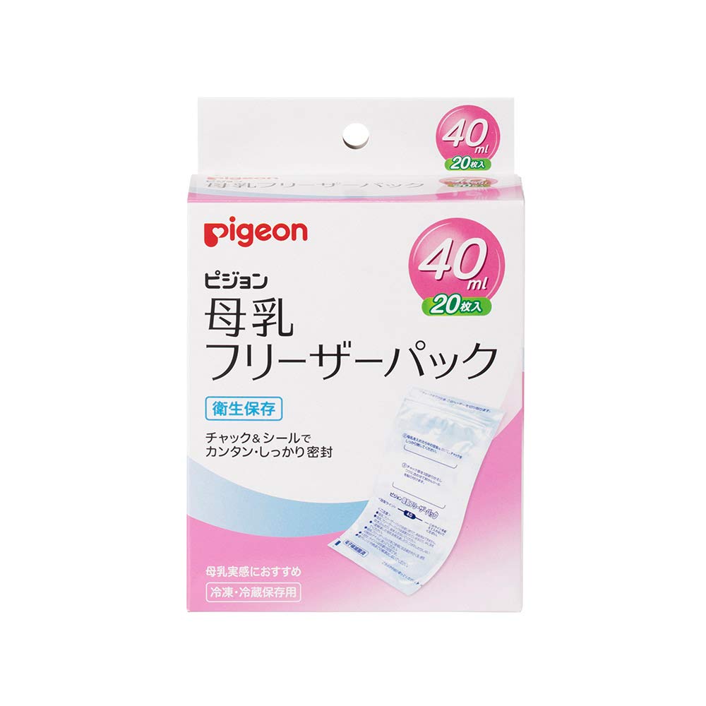 

Pigeon Breast Milk Freezer 20 Sterilized for Hygiene Packets, 40ml, Packs,