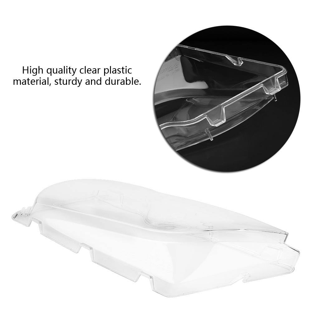 1 Pair Front Left +Right Headlamp Clear Plastic Lens Cover For BMW E46 3 series 4DR 02 05