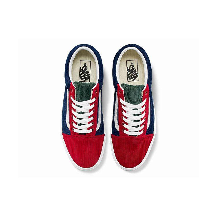 Vans Old Skool Corduroy Patchwork Low Top Skate Shoes Unisex Sneakers Multicolor VN0A5KRF94M