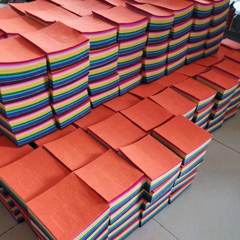 20-Color Non-Woven Felt Fabric for DIY Crafts, Handmade Kindergarten Projects, & Paper Cutting - 1mm Thickness