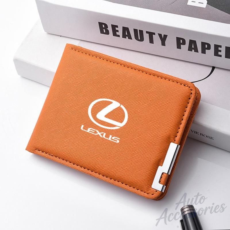 

Men s Mini Short Wallet with Multiple Card Slots Credit Card Holder For Lexus ES RX NX LS UX LM LX GX LC RZ IS CT GS RC HS SC TX